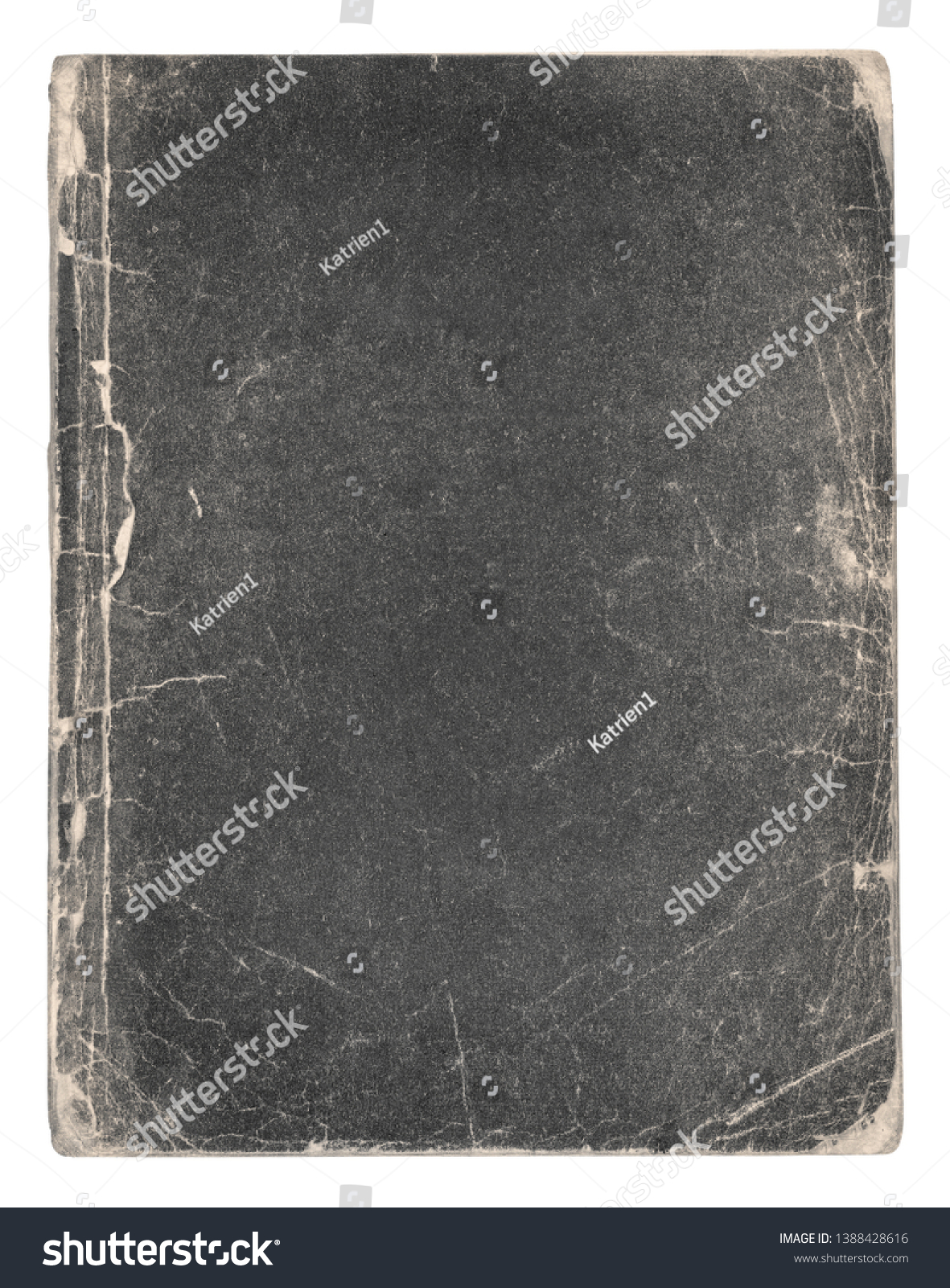 Old vintage book isolated on white background #1388428616