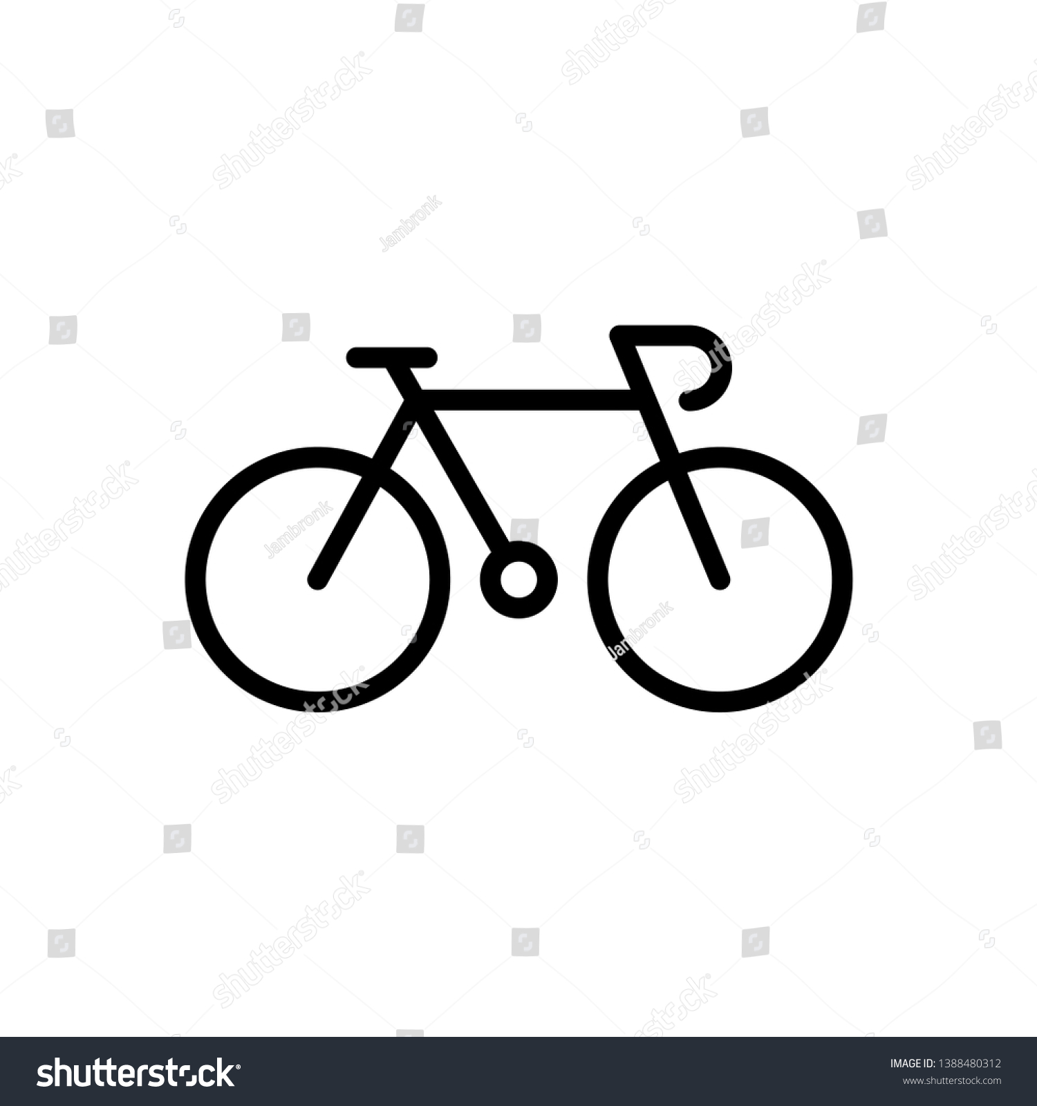 Bike icon vector logo template #1388480312