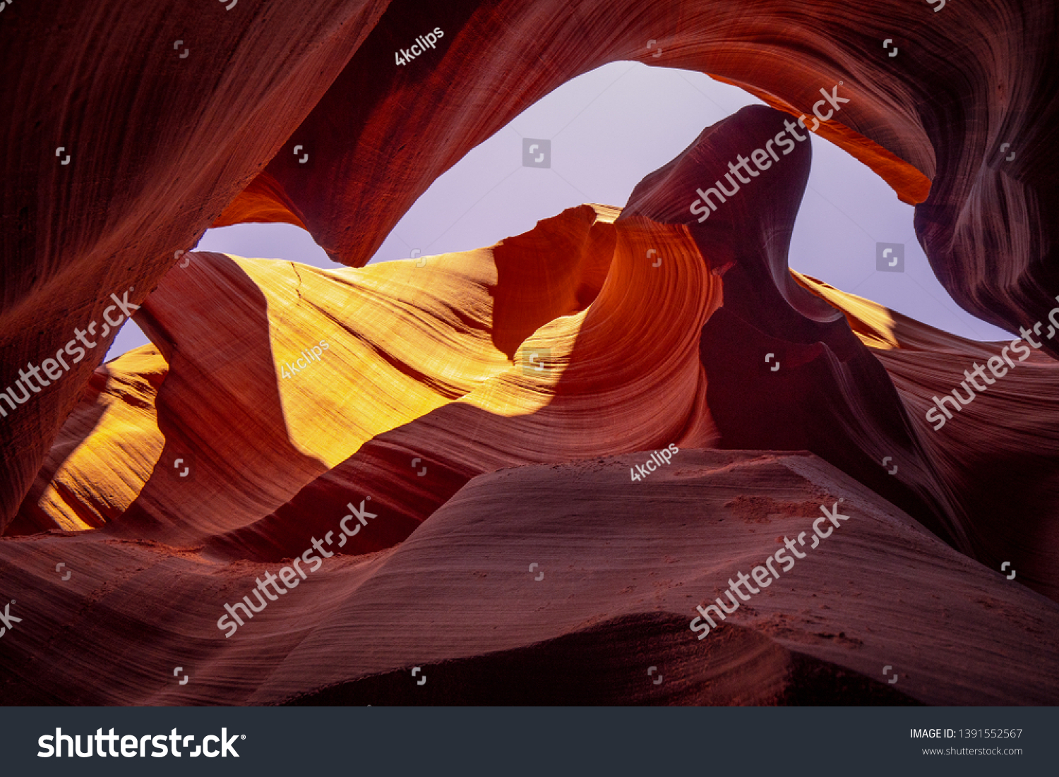 World famous Antelope Canyon - amazing scenery - travel photography #1391552567