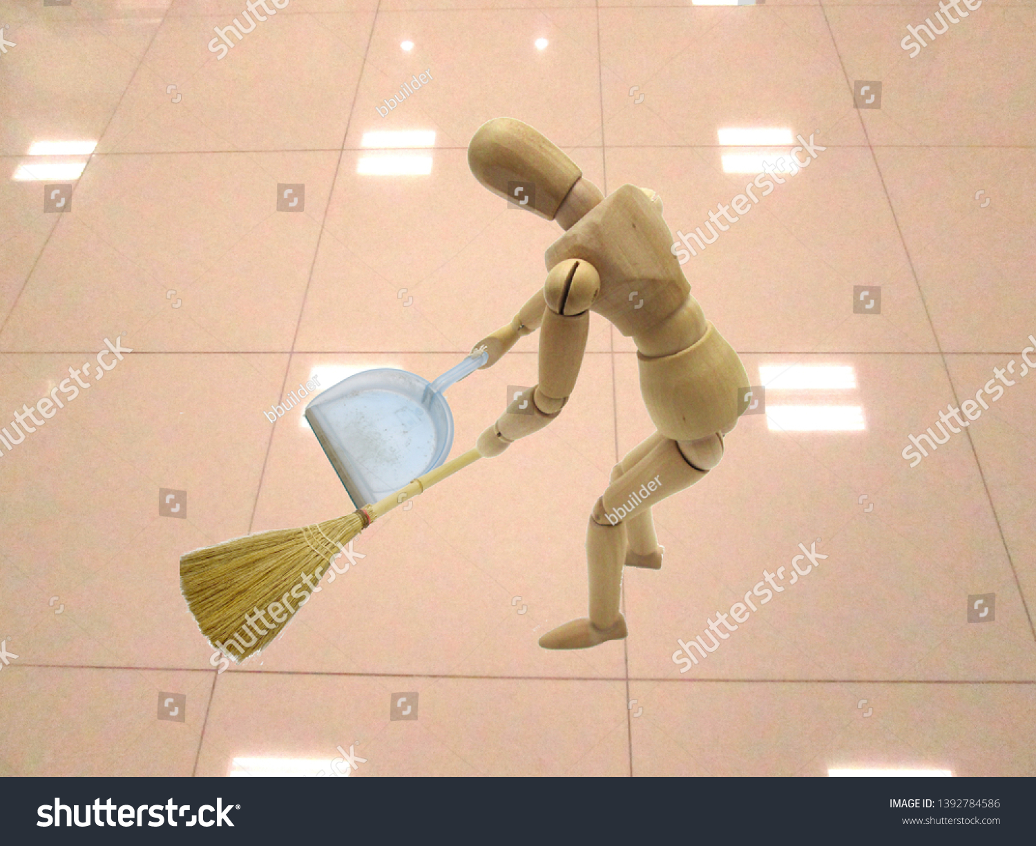 
Image to clean the floor clean #1392784586