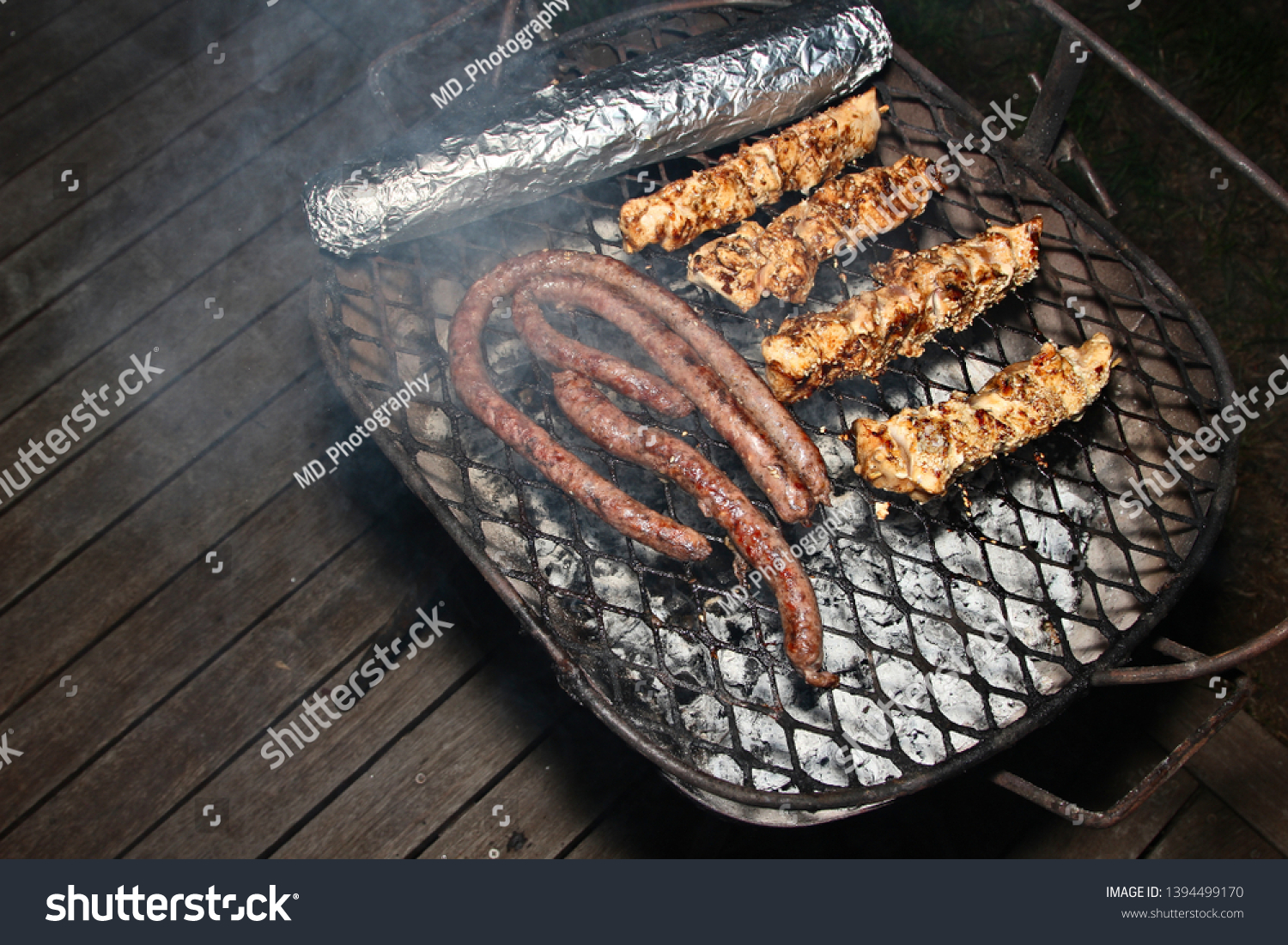 A Traditional South African Braai (BBQ). - Royalty Free Stock Photo ...