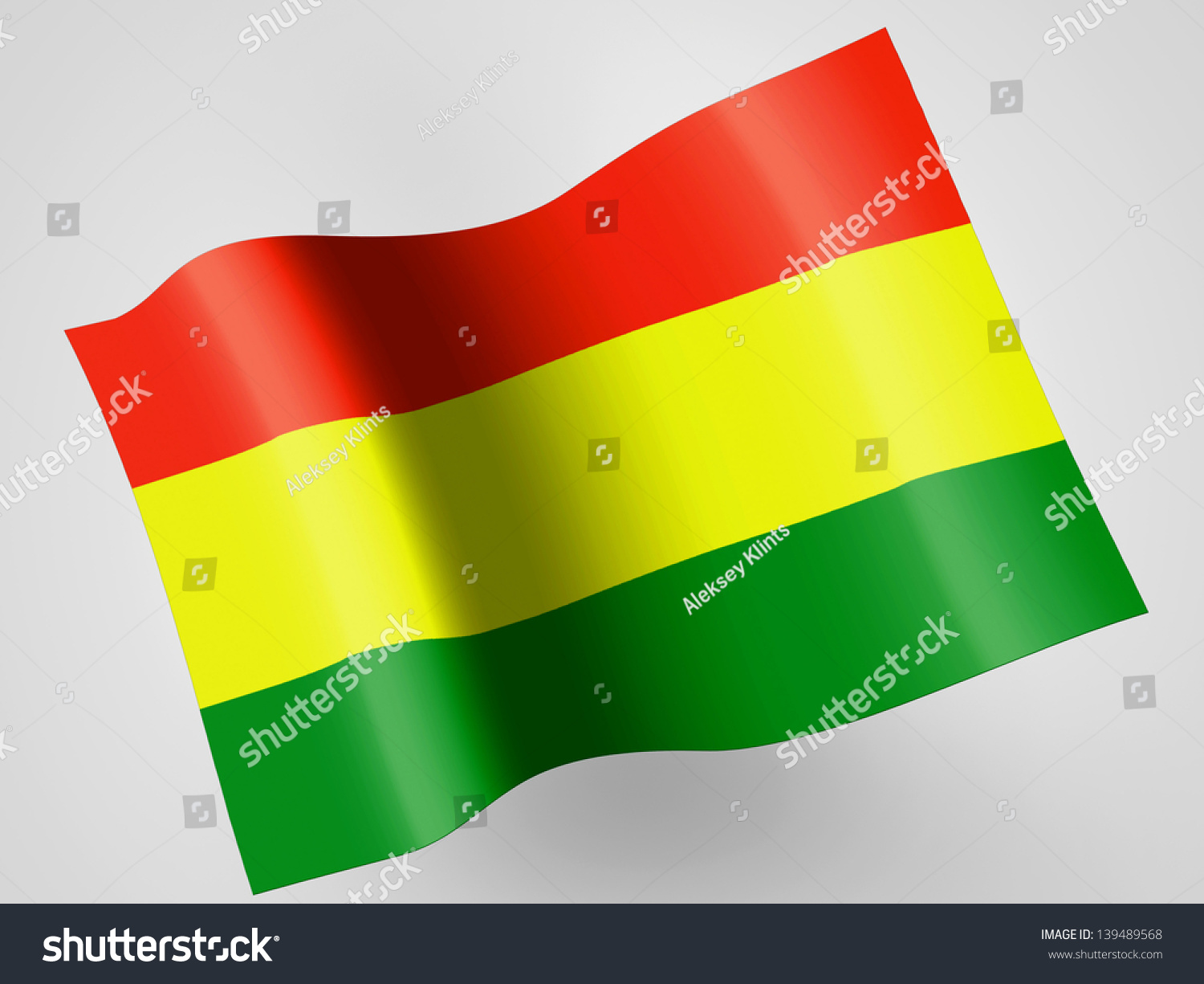 Bolivia. Bolivian flag on wavy plastic flag - Royalty Free Stock Photo ...