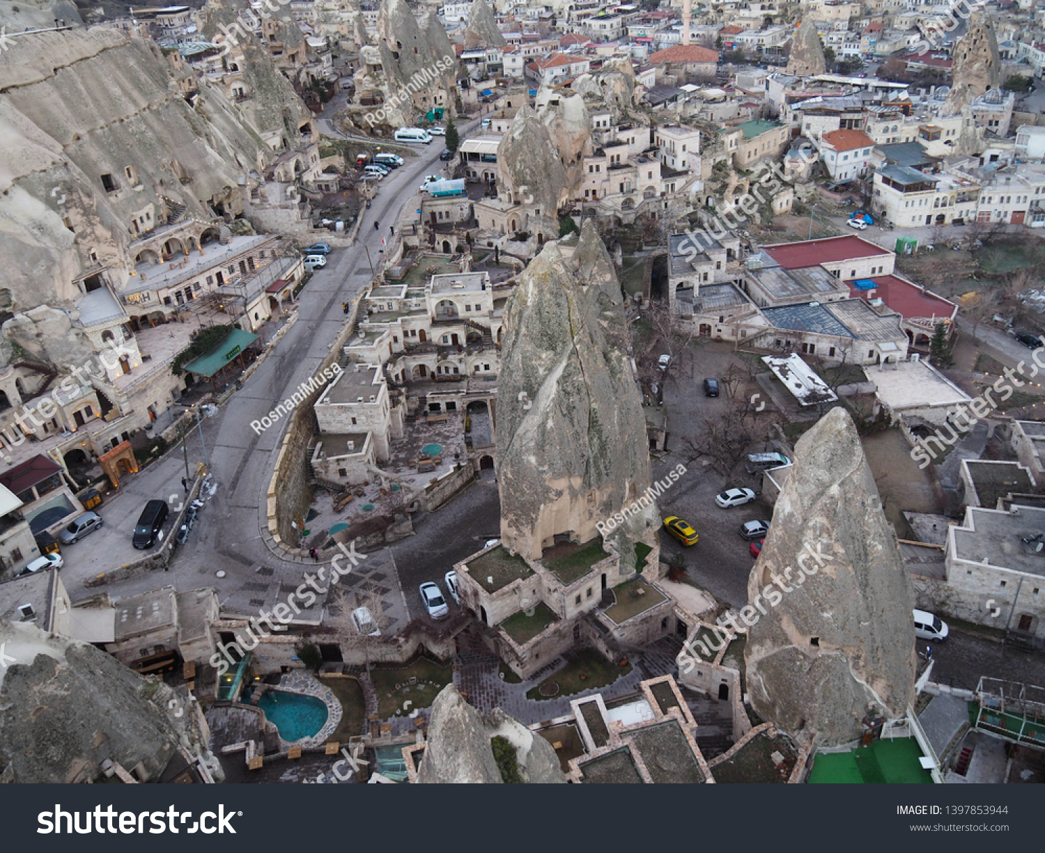 Turkey, Feb. 13, 2019 :  An amazing landscape of Capadocia, Turkey is included in one of the UNESCO World Heritage sites #1397853944