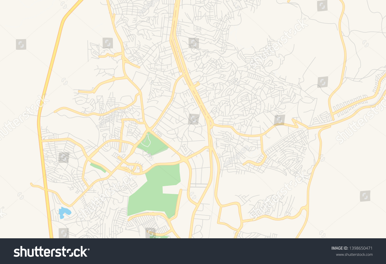 Empty vector map of Nogales, Sonora, Mexico, - Royalty Free Stock ...