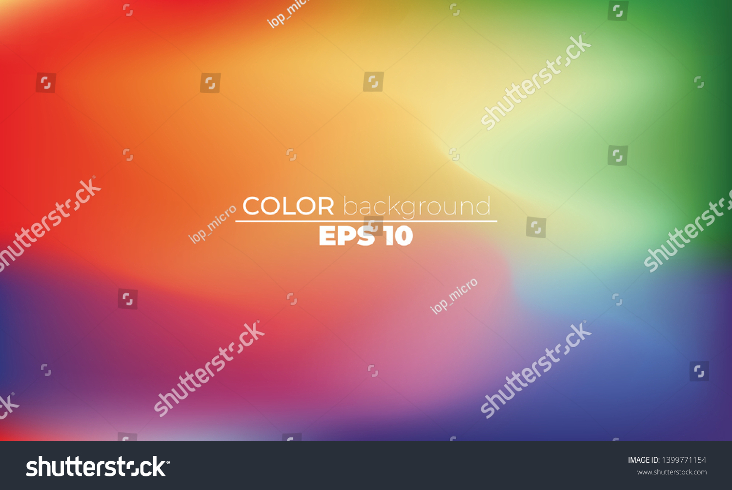 Abstract blurred gradient mesh background in bright Colorful smooth. Easy editable soft colored vector illustration, Suitable For Wallpaper, Banner, Background, Card, Book Illustration, #1399771154