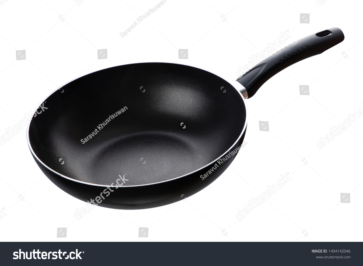 Flying pan isolated on white background #1404142046