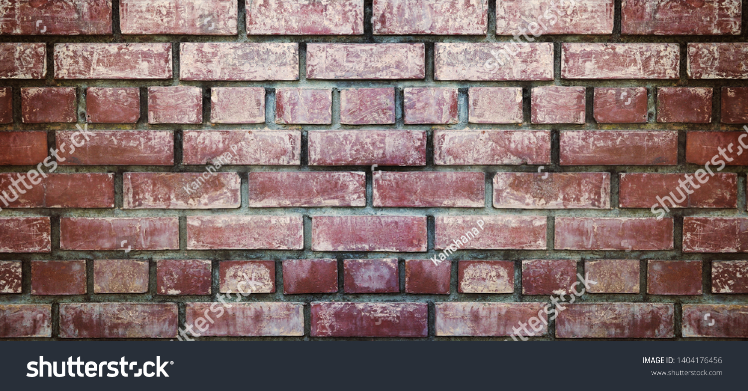 Close up vintage brick wall texture and background. #1404176456
