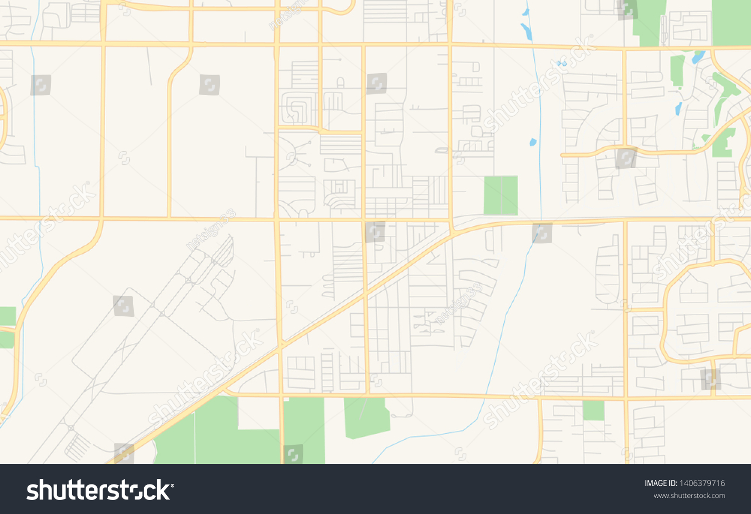 Empty vector map of Avondale, Arizona, USA, - Royalty Free Stock Vector 1406379716 - Avopix.com