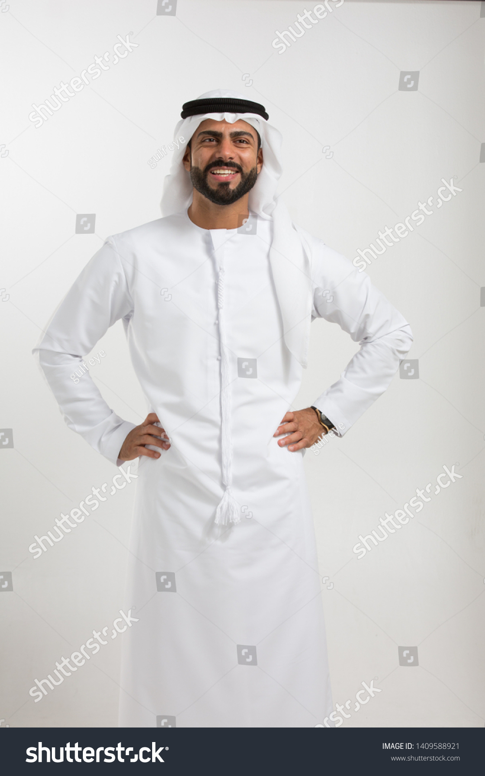 Portrait of an arab man. #1409588921