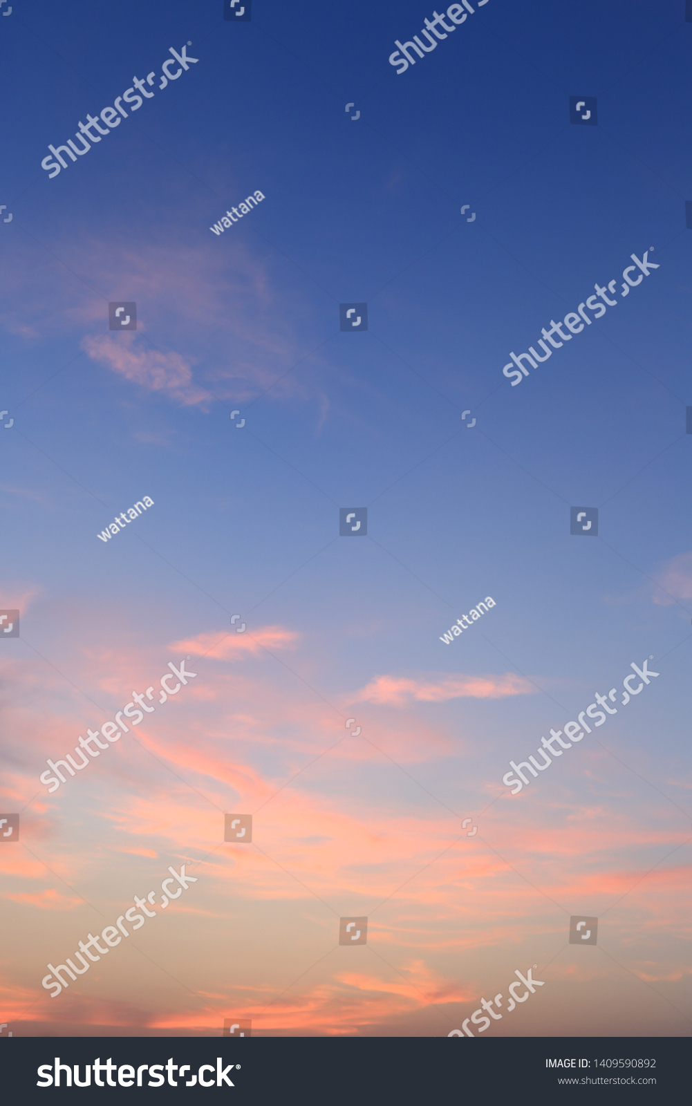 Sunset Sky Background , Colorful sky in twilight time background #1409590892
