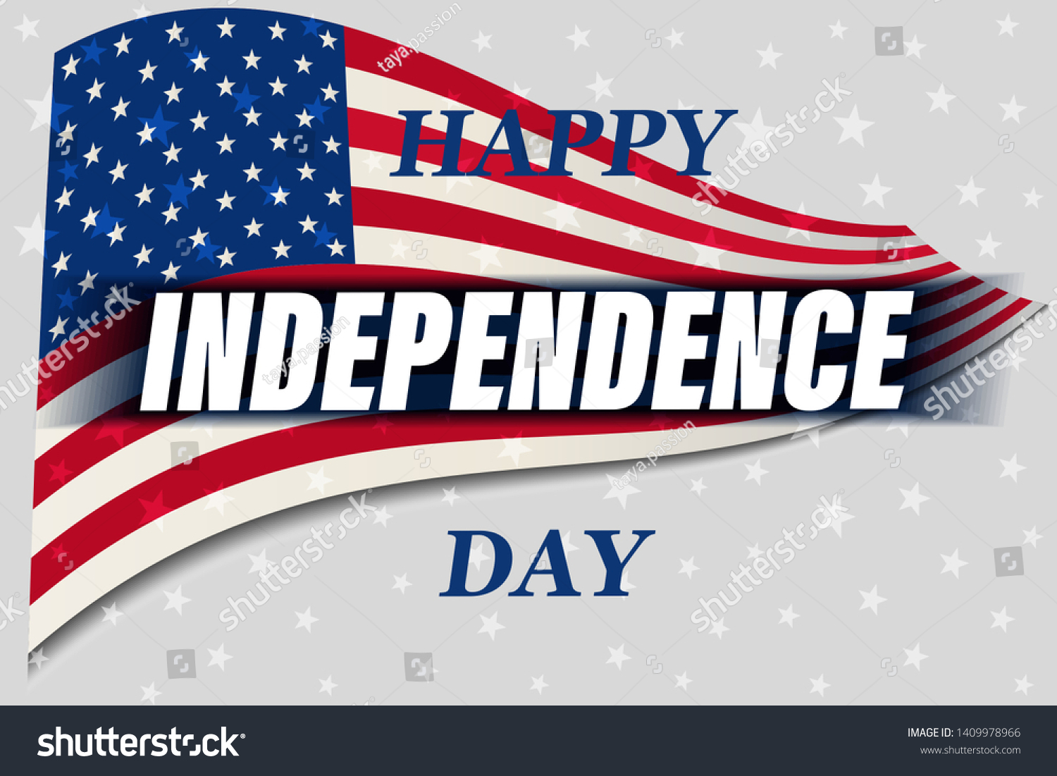 Happy Independence Day Fourth of July, greeting - Royalty Free Stock ...