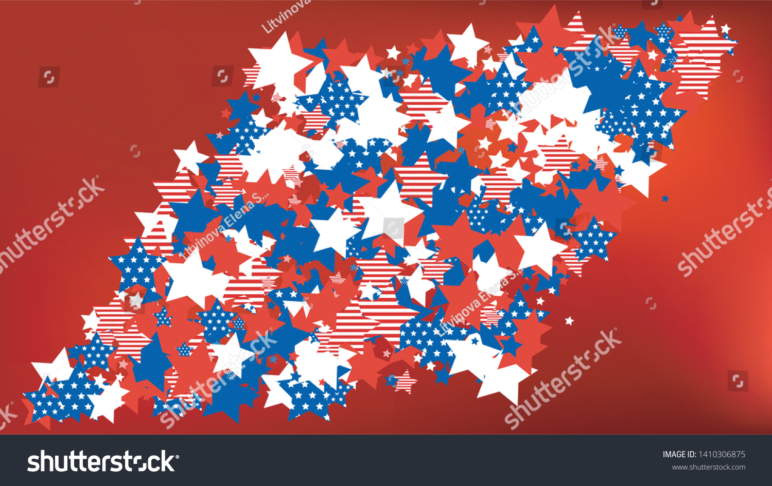 Colors of American Flag: Red, Blue and White. - Royalty Free Stock ...