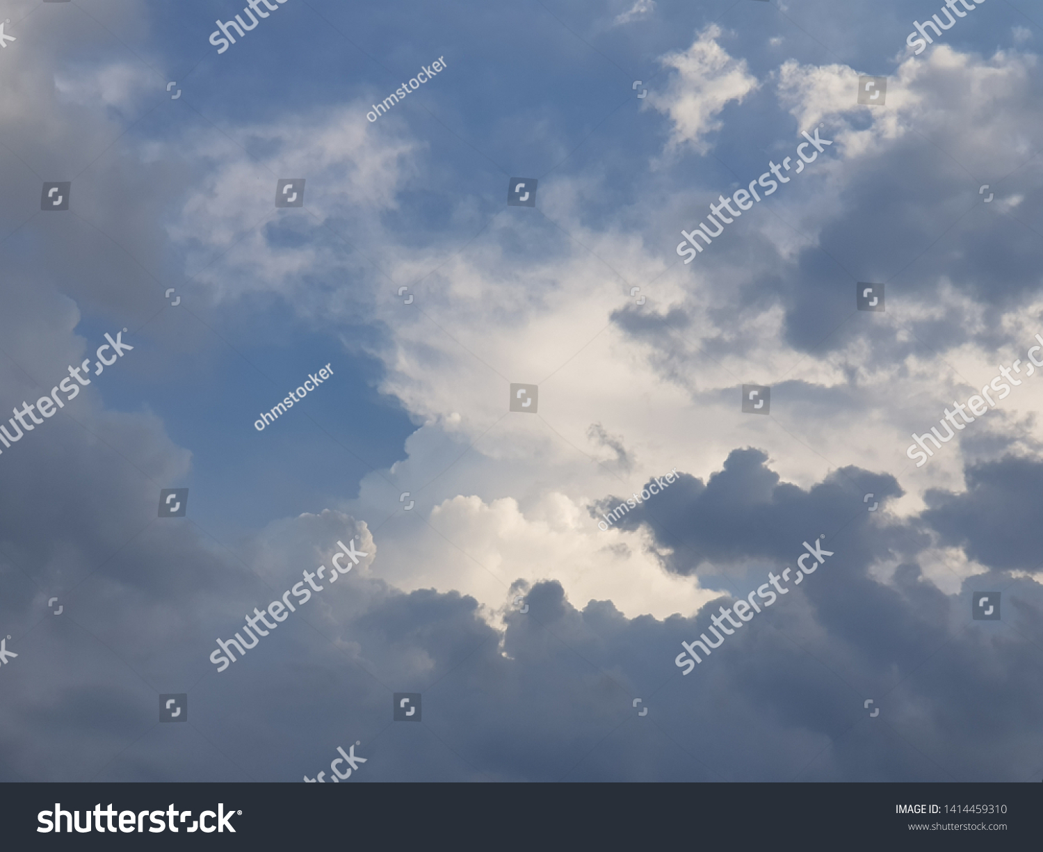 sky and cloud beautiful landscape #1414459310
