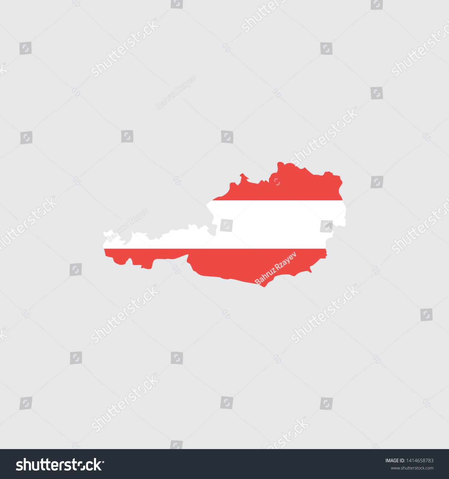 Map of Austria graphic element Illustration - Royalty Free Stock Vector ...