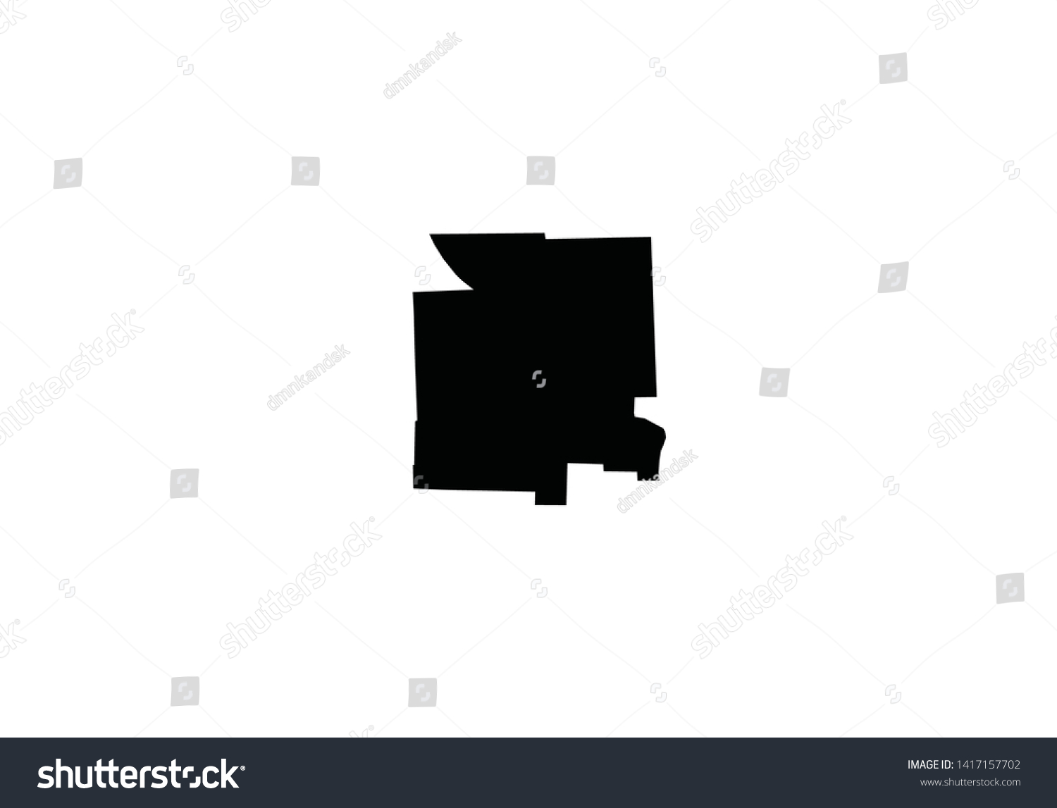 Tompkins county outline map New York state - Royalty Free Stock Vector ...