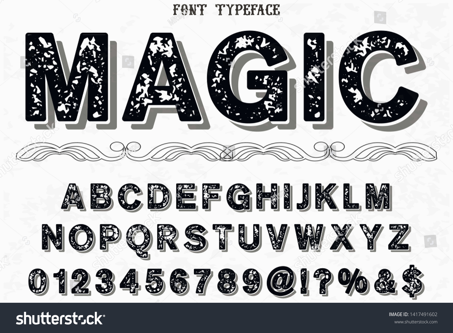 Font Alphabet Script Typeface Handcrafted Royalty Free Stock Vector Avopix Com