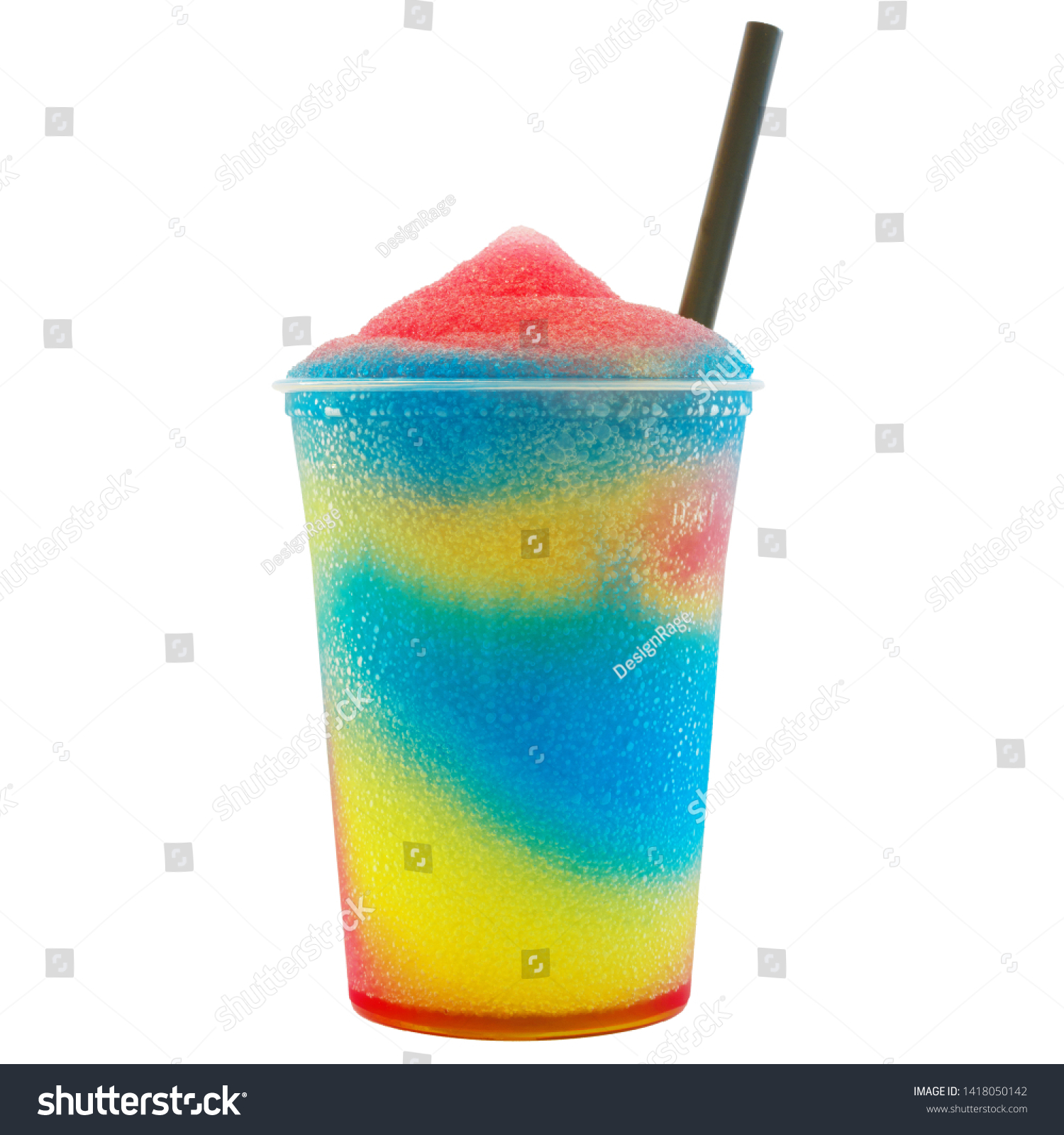 Colored slush ice in a cup #1418050142