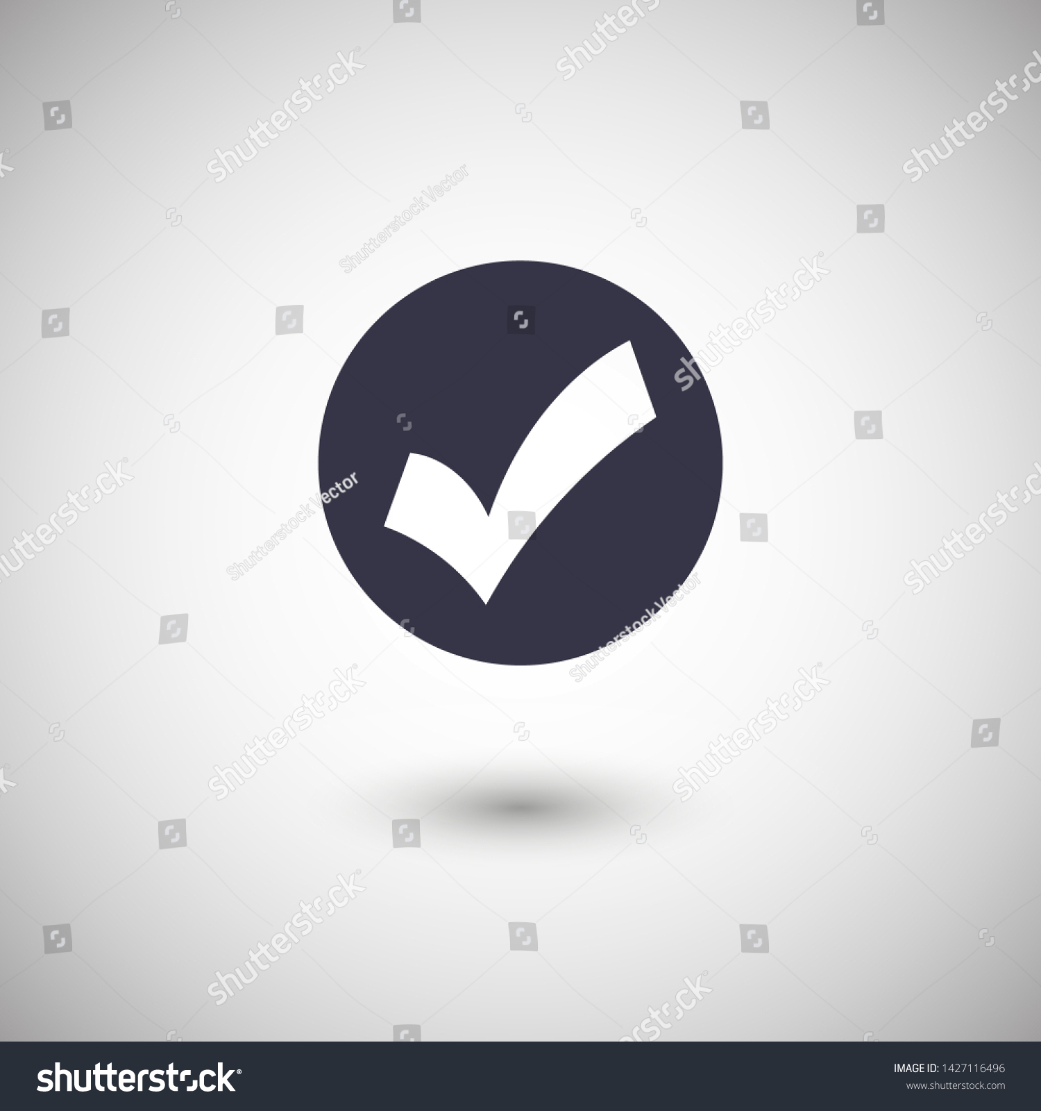 Check Mark Isolated Icon Checklist Button Icon Royalty Free Stock Vector 1427116496 0337