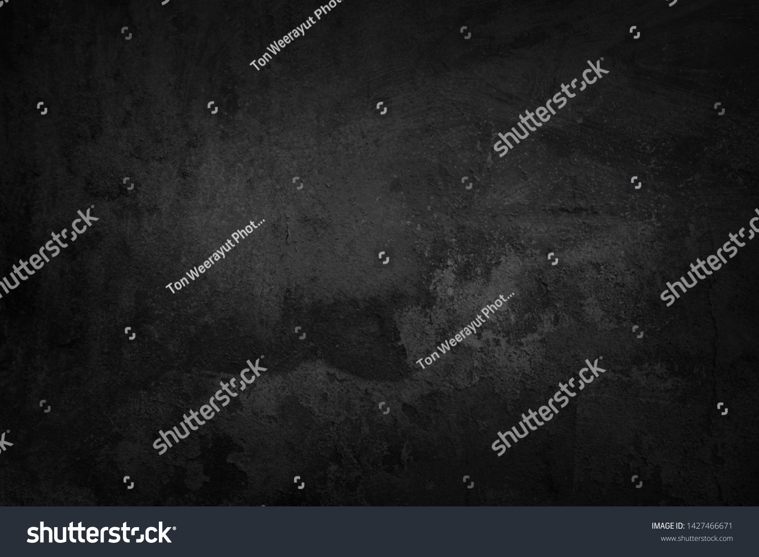 Black wall texture rough background dark concrete floor or old grunge background with black #1427466671