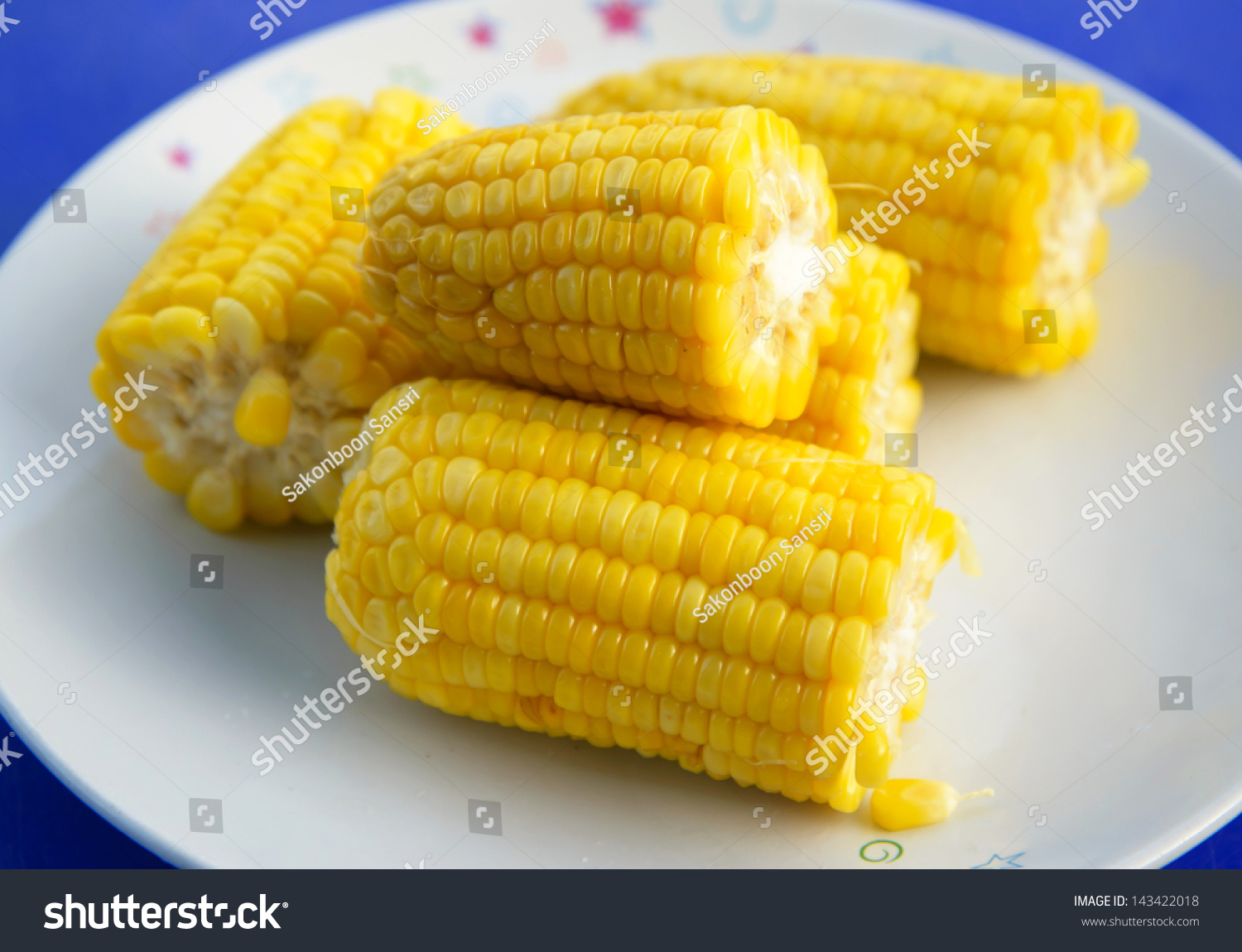 close-up corn in dish #143422018