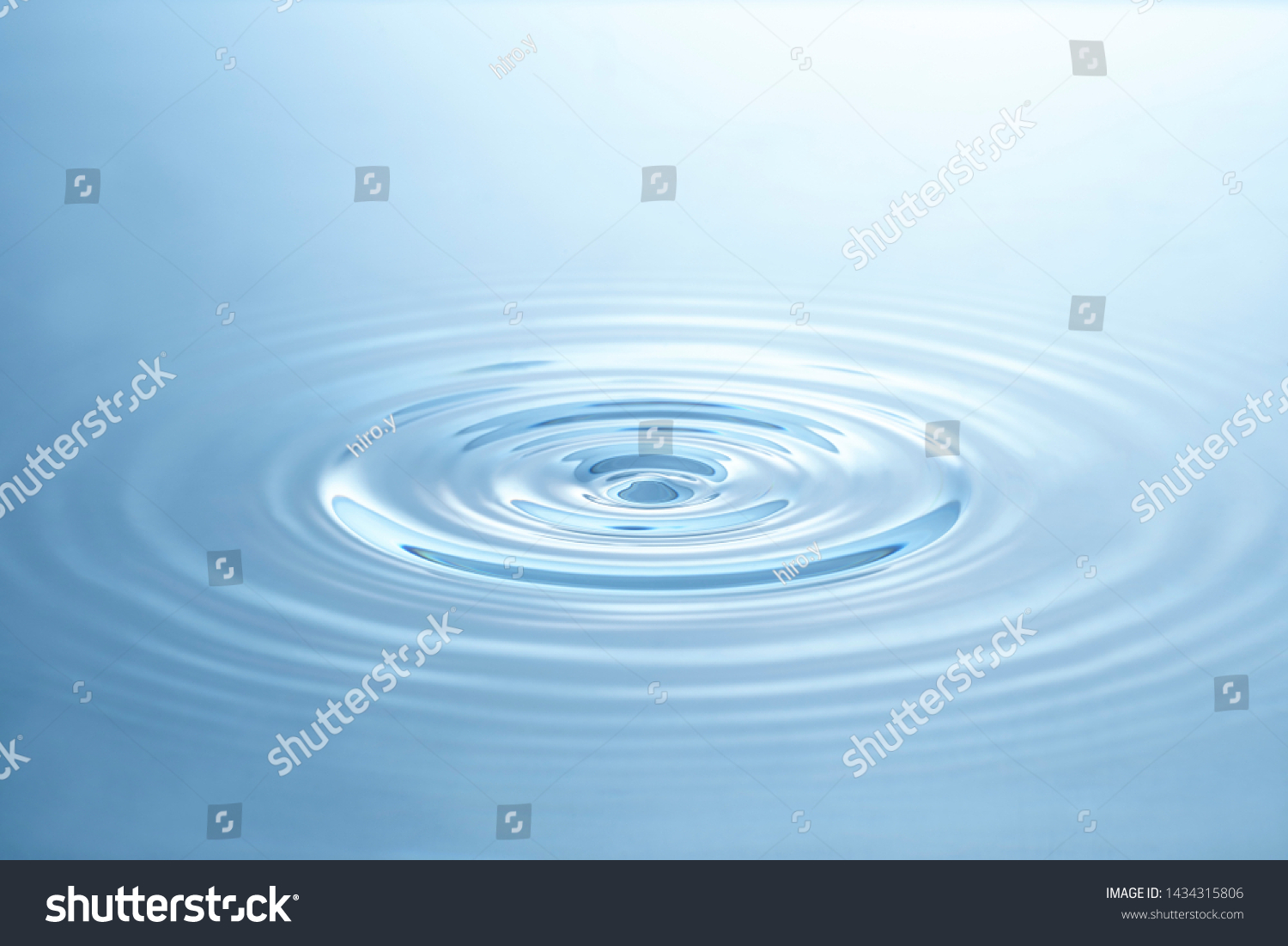 various types of water ripples #1434315806