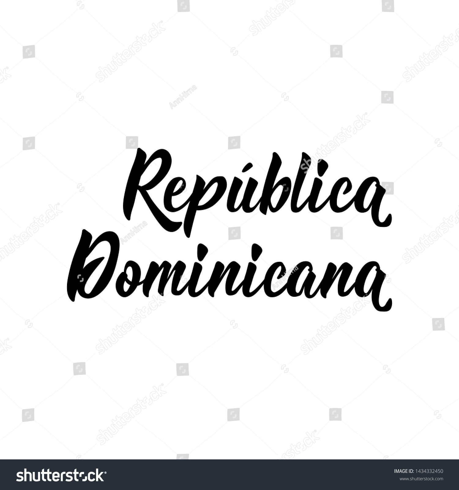 Republica Dominicana. text in spanish: Dominican - Royalty Free Stock ...