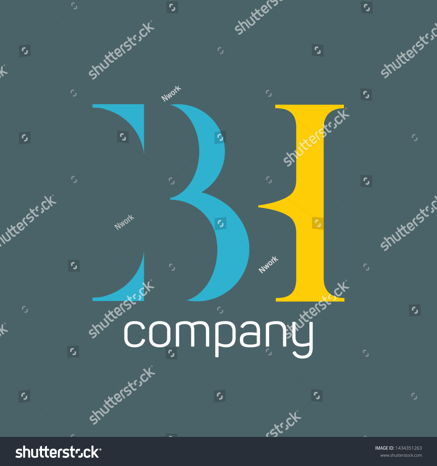 Bh Logo Design Monogram Logo Letters B And H Royalty Free Stock Vector 1434351263 