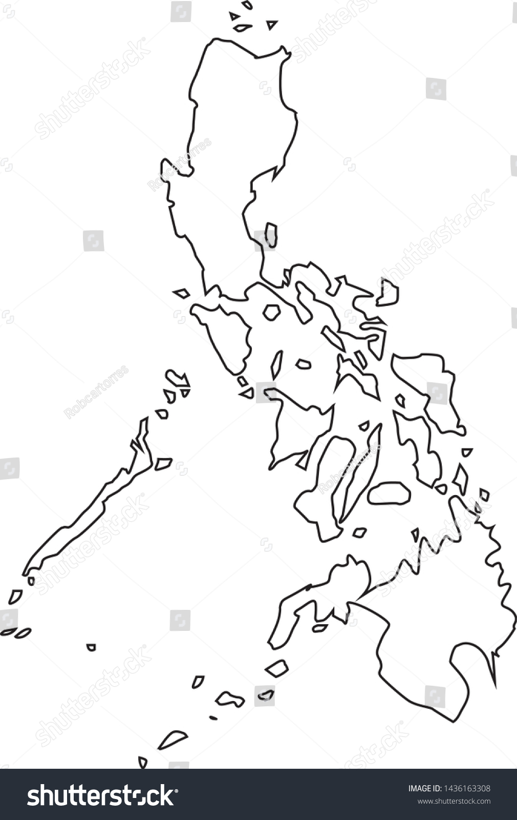 political-map-of-the-philippines-royalty-free-stock-vector-1436163308