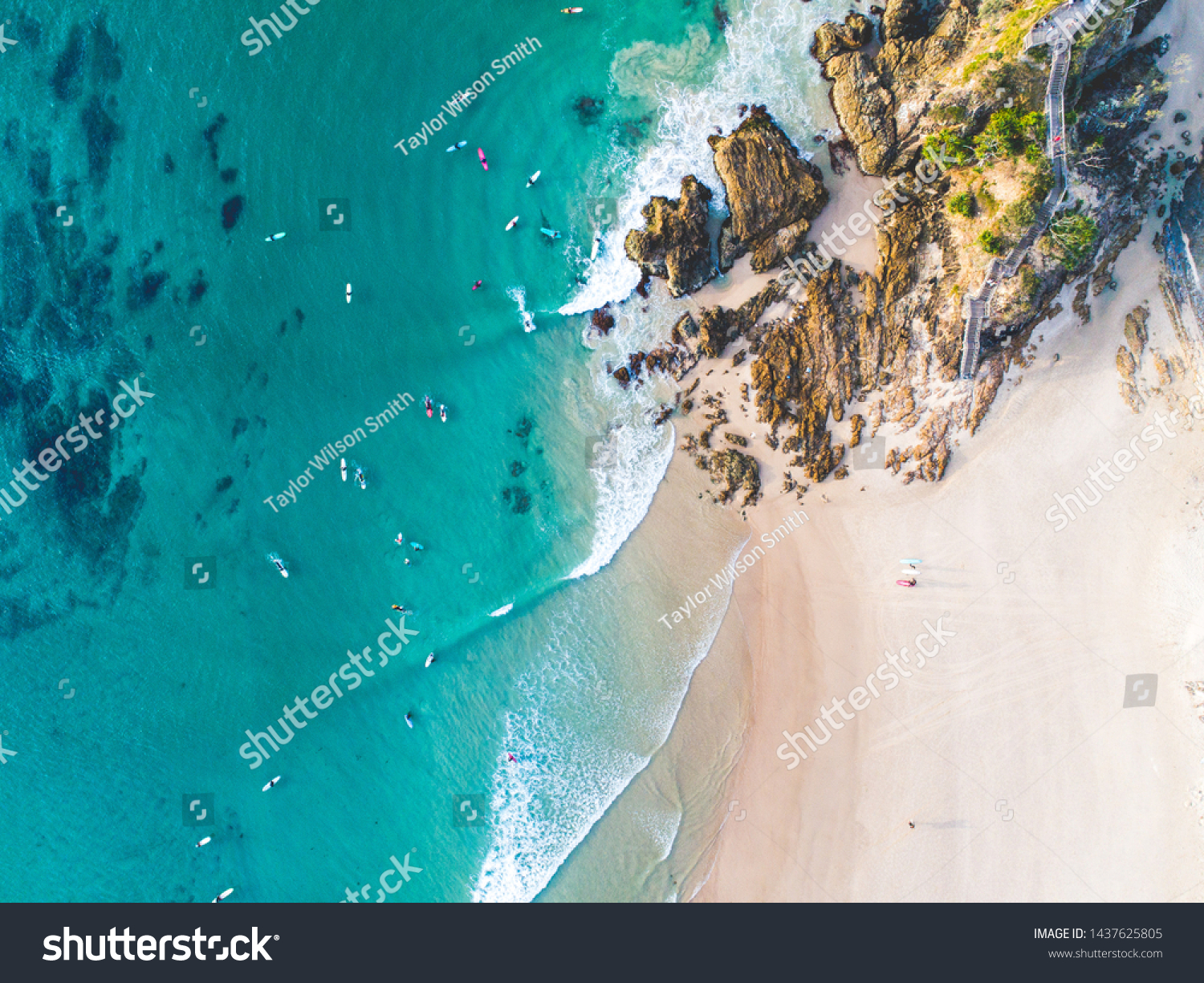 Surfing Aerial Noosa Byron Gold Coast Sunshine Coast #1437625805