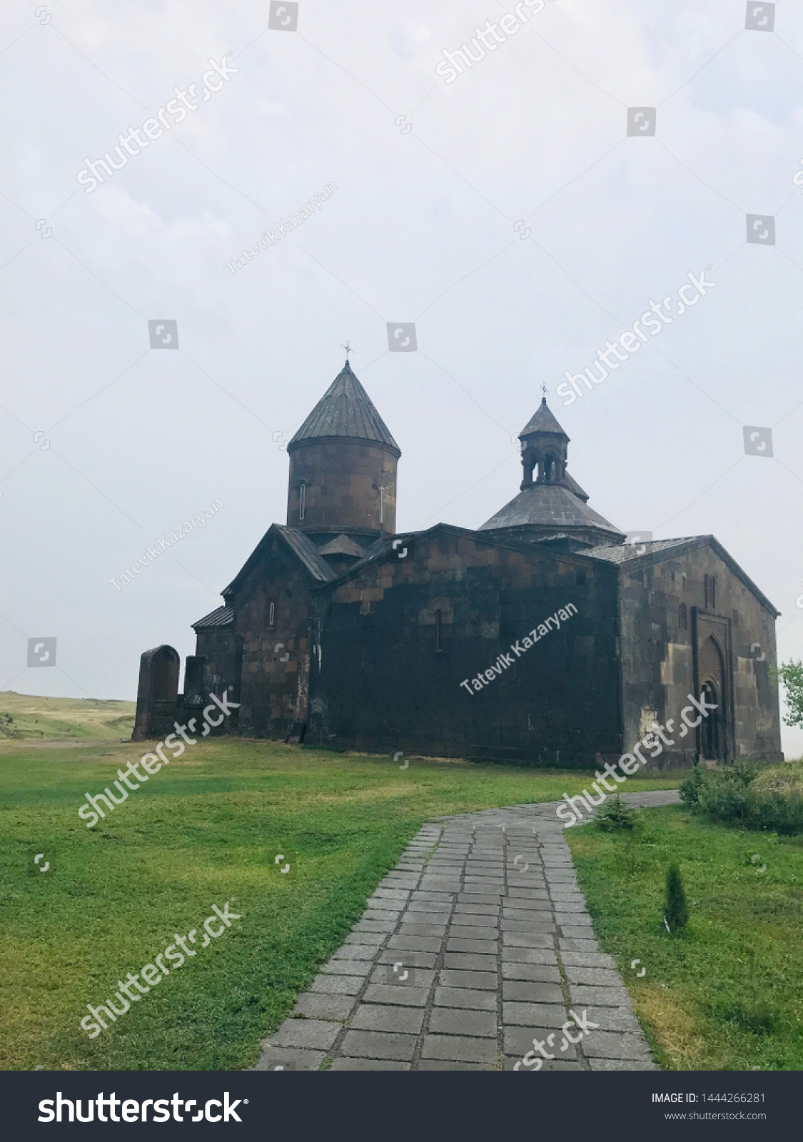 Armenia.Sagmosavank. Monastery of Saint Zion on the edge of a deep canyon #1444266281