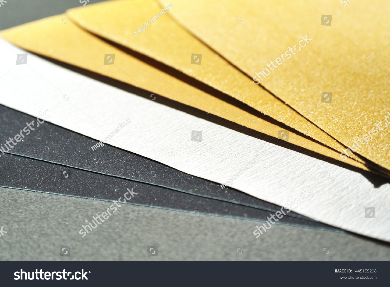 Various types of abrasive paper #1445155298