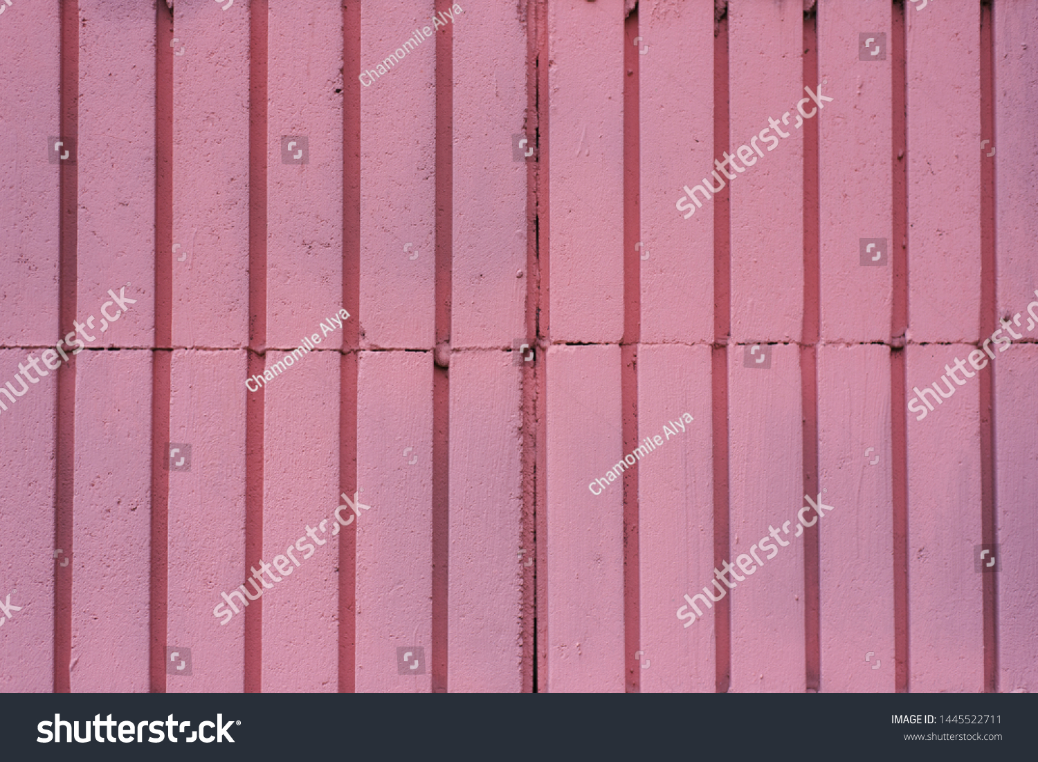 Background from pink rectangles. brickwork. copy space #1445522711