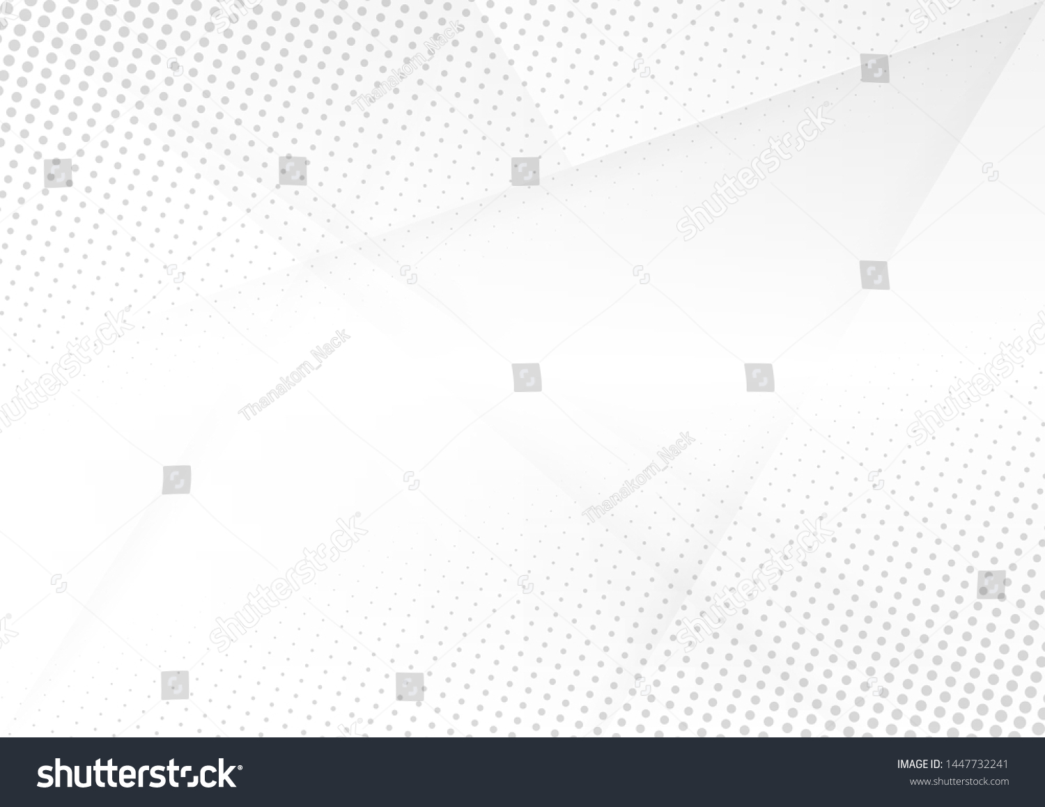 Abstract white and gray gradient background.Halftone dots design background.vector Illustration. #1447732241
