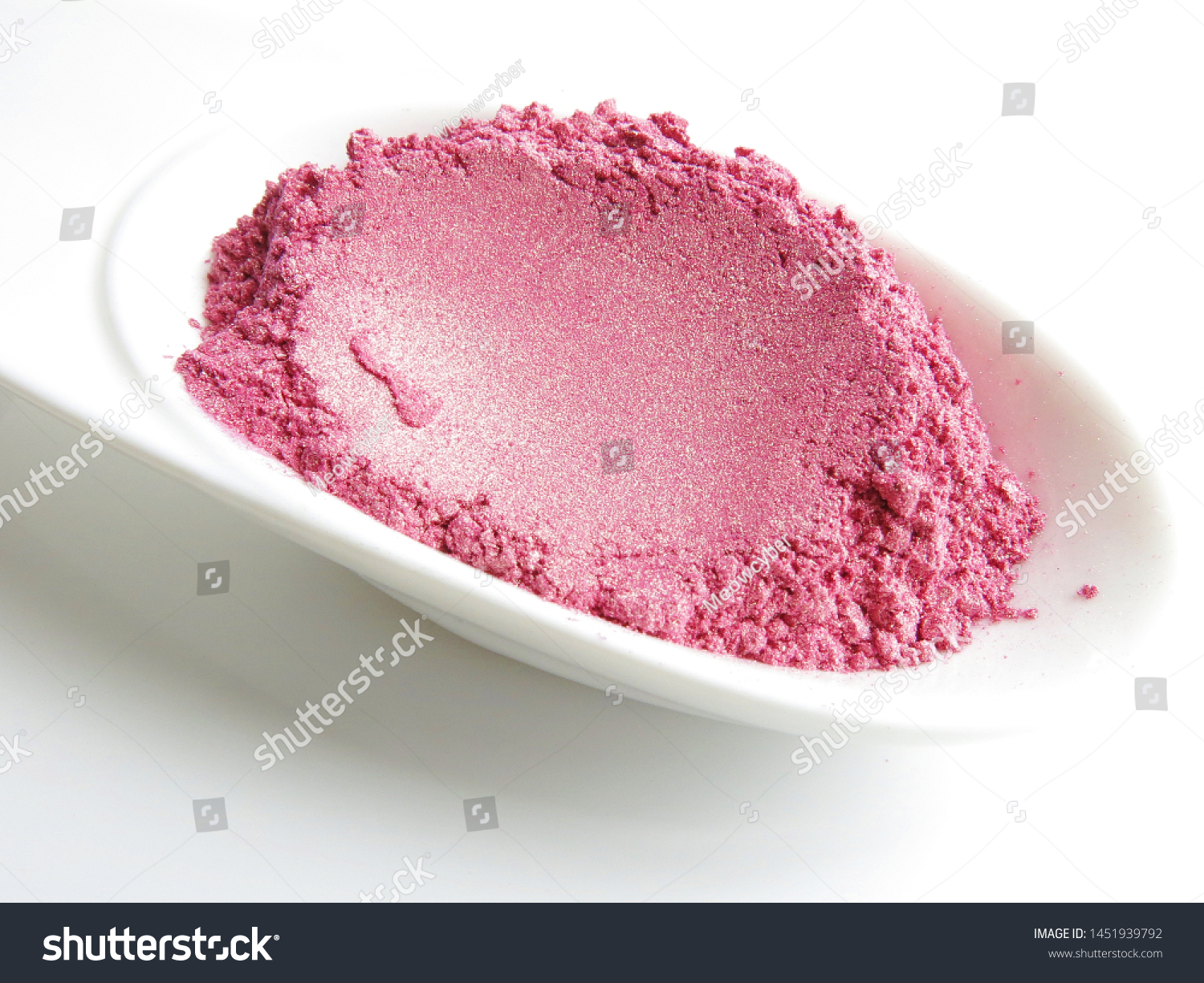 Soft Pink Mica Shimmer Pigment Cosmetic Powder #1451939792
