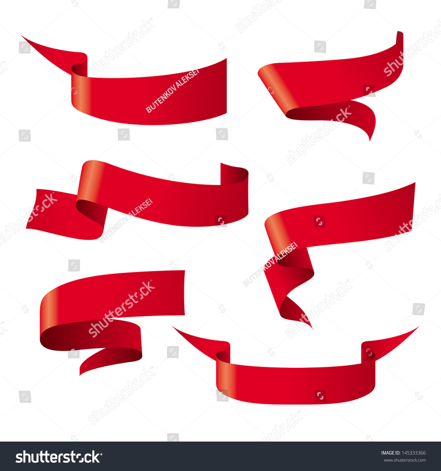 red ribbon patterns #145333366