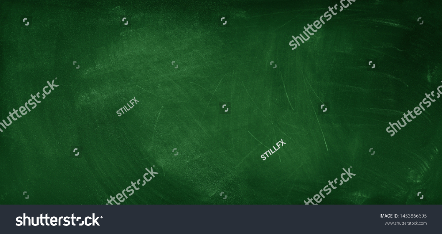Chalk rubbed out on green chalkboard background #1453866695