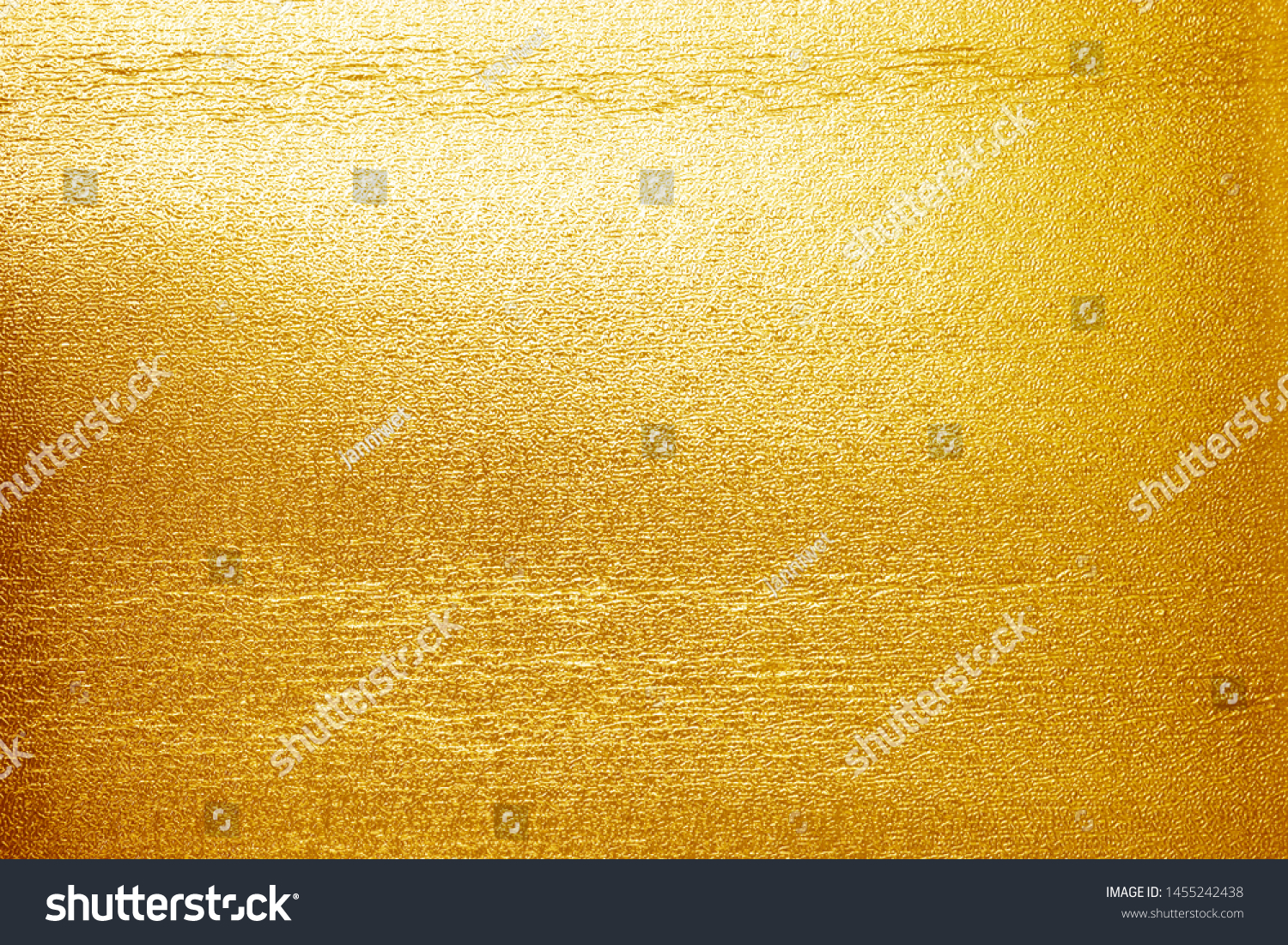 Shiny yellow leaf  gold foil texture background #1455242438