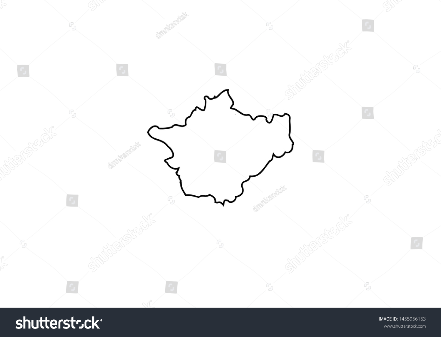 Cheshire County outline map England region - Royalty Free Stock Vector ...
