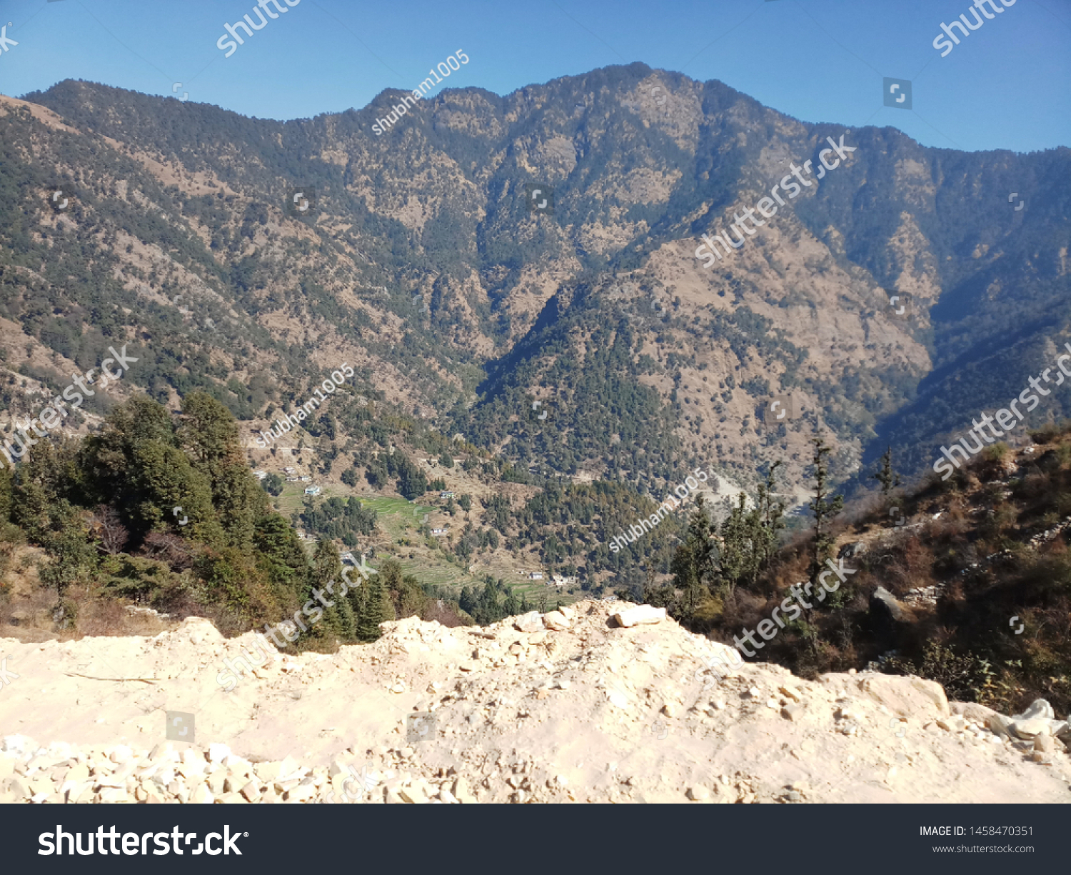 Terrace Farming in Bageshwar Hill, Uttarakhand Hill, Uttarakhand #1458470351