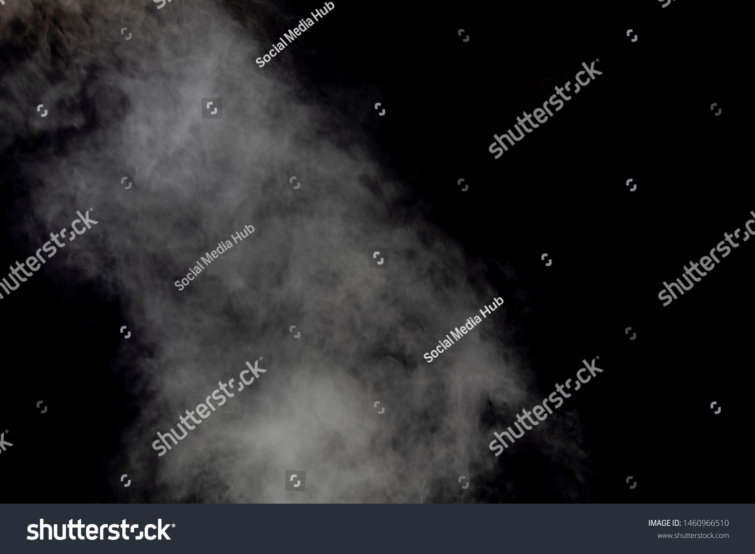 smoke blowing isolated on dark background #1460966510