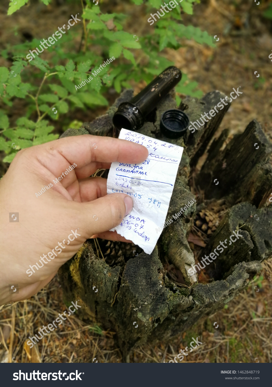 Geocaching activity treasure hunt game for searching symbolic treasures worldwide with gps #1462848719