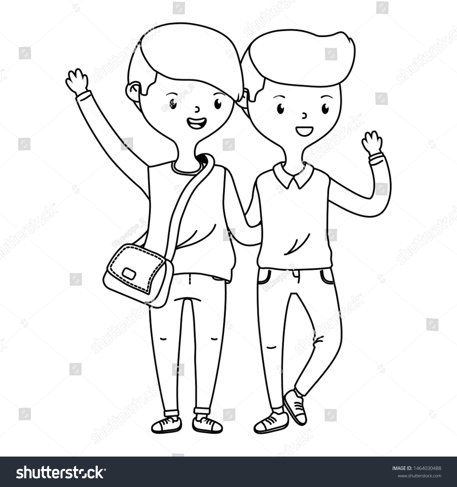 Teenage boys friends design vector illustrator - Royalty Free Stock ...