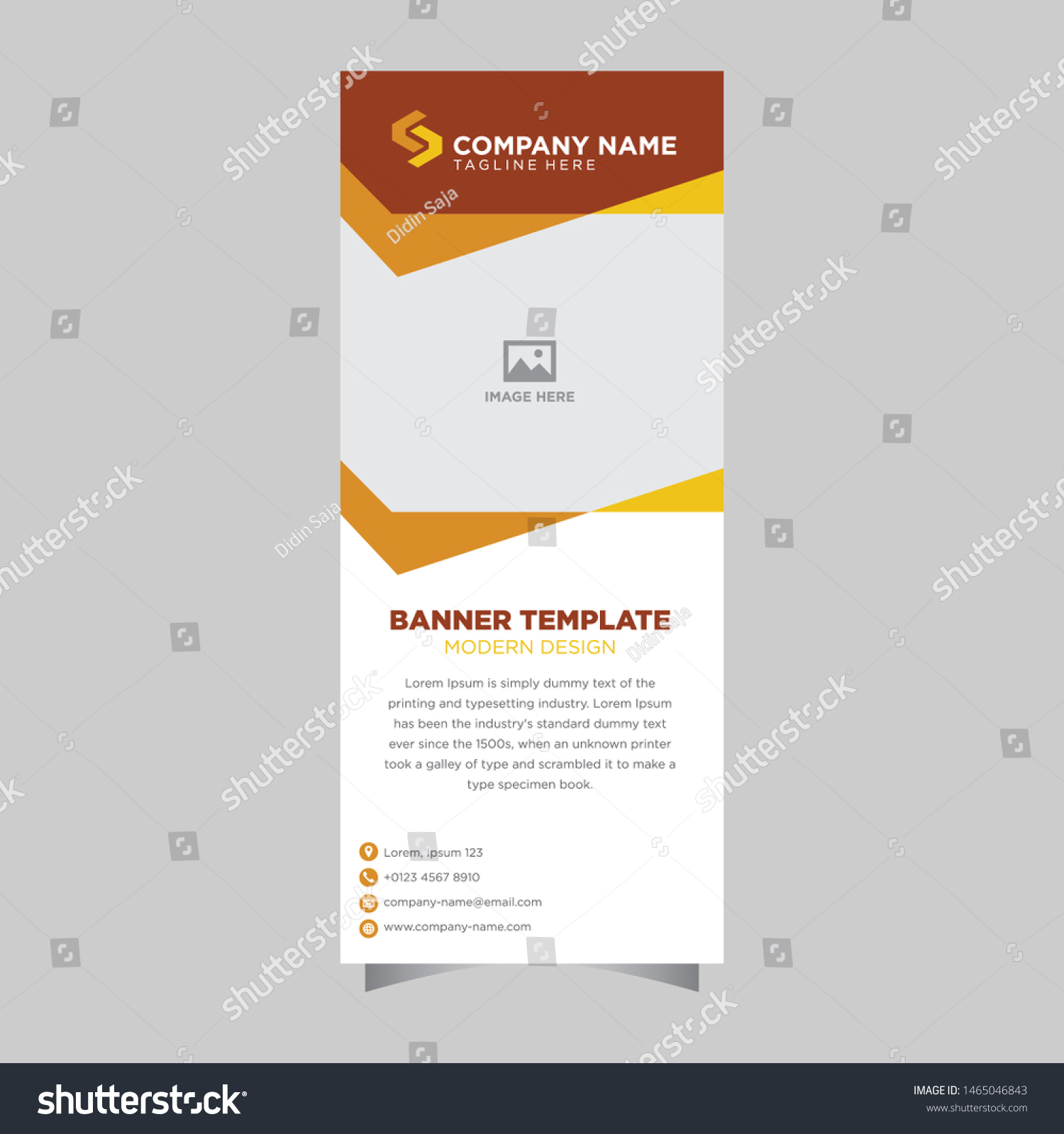 Modern design x banner template simple creative - Royalty Free Stock
