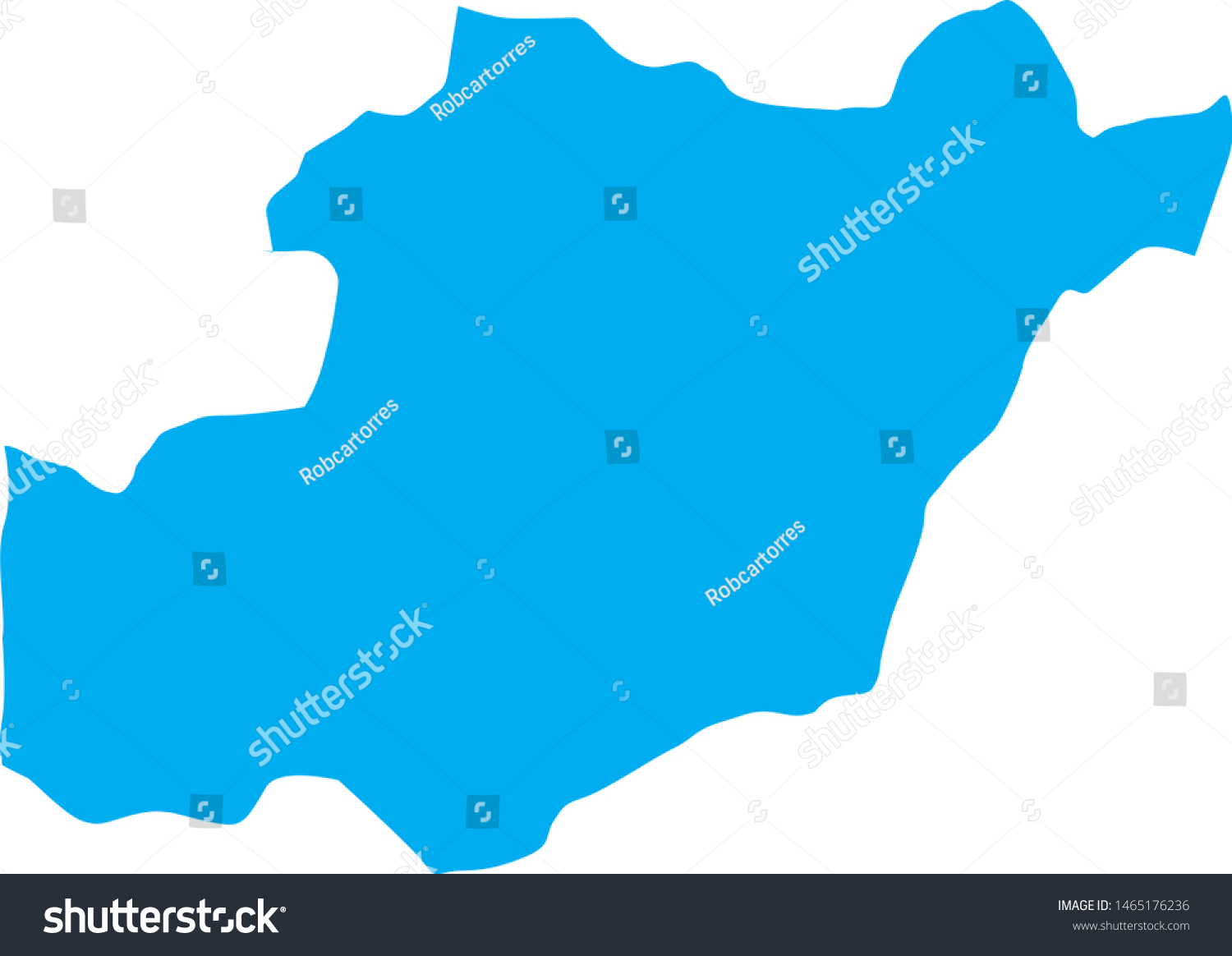 Beja District Map In Portugal Royalty Free Stock Vector 1465176236 9924