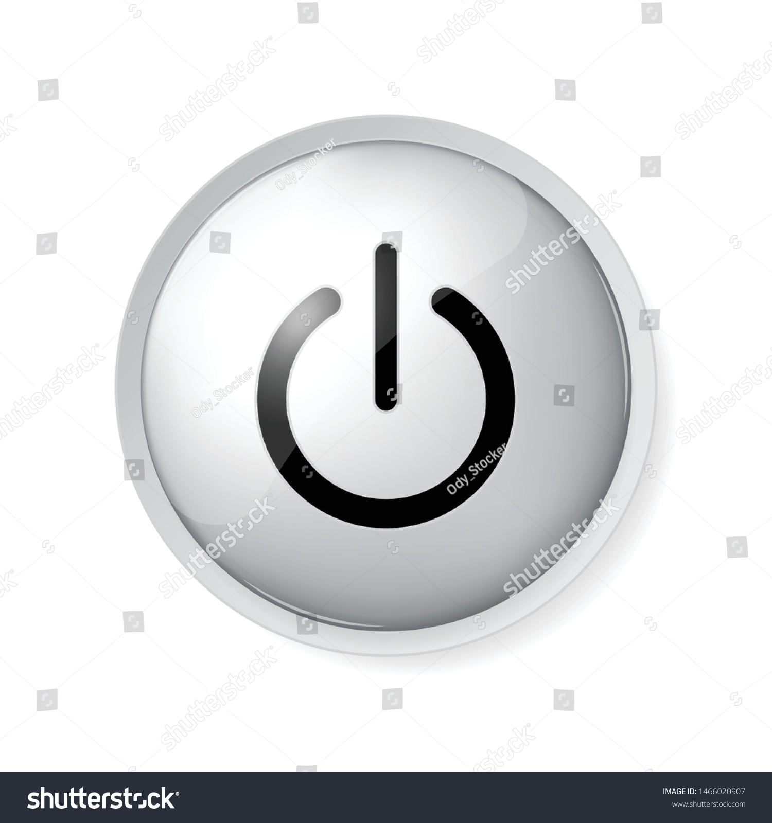 Power button, Standby symbol vector - Royalty Free Stock Vector ...