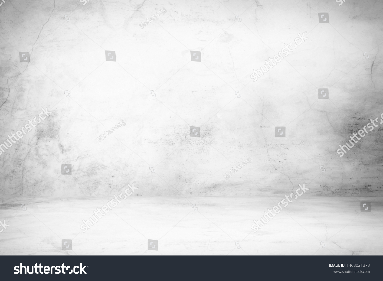 Abstract Concrete Room Background Using for Product Presentation Backdrop. #1468021373