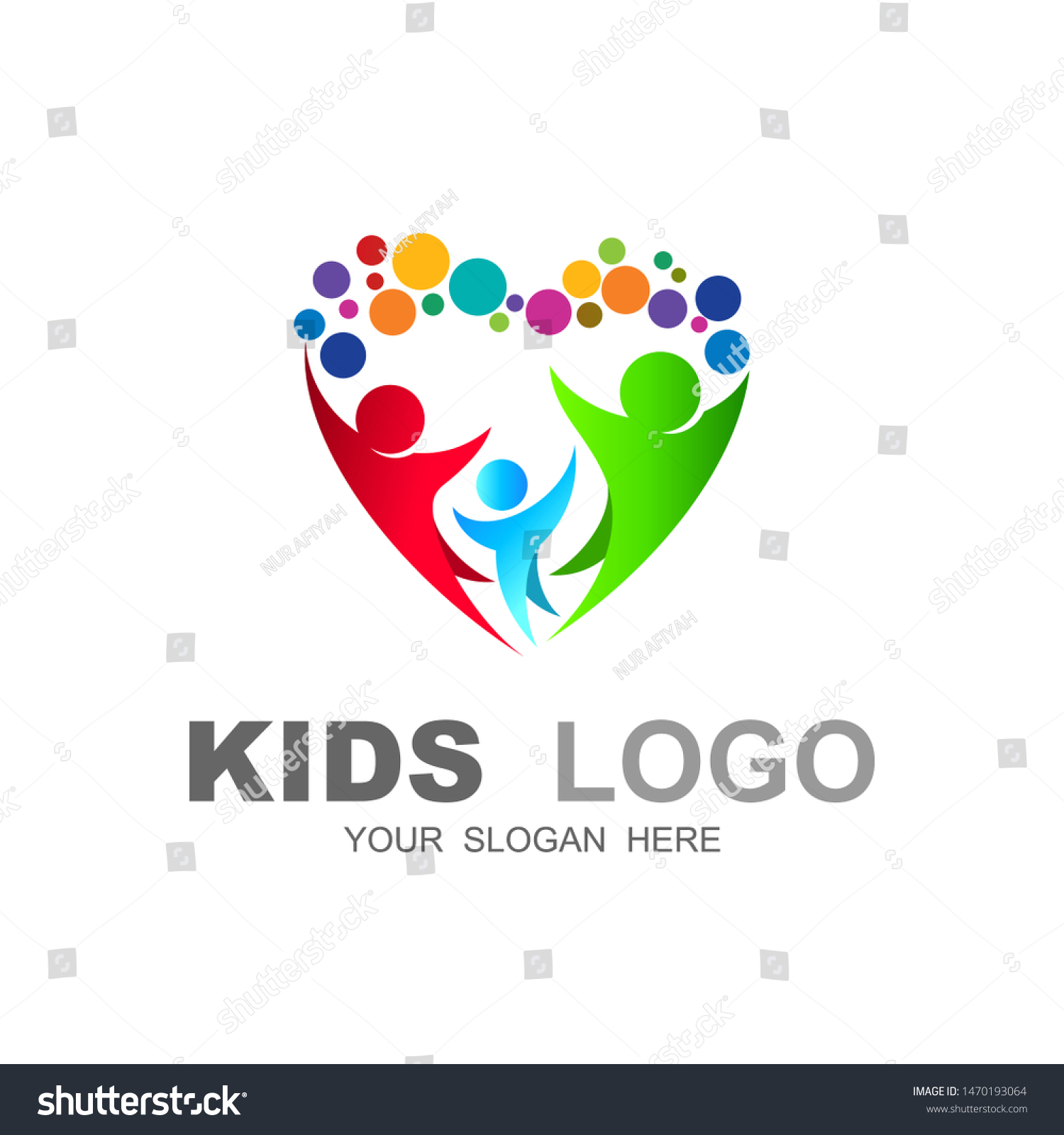 abstract family icon, together symbol, vector logo, love and charity icon #1470193064