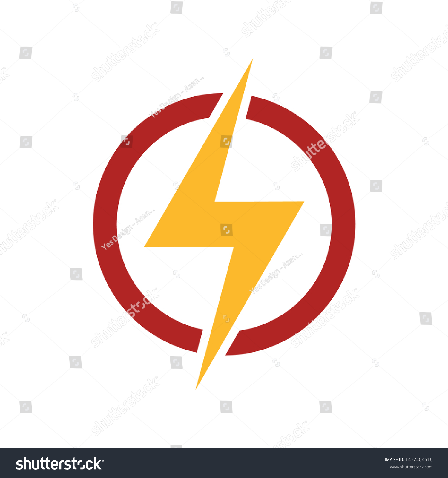 Electric power vector logo design element. - Royalty Free Stock Vector ...