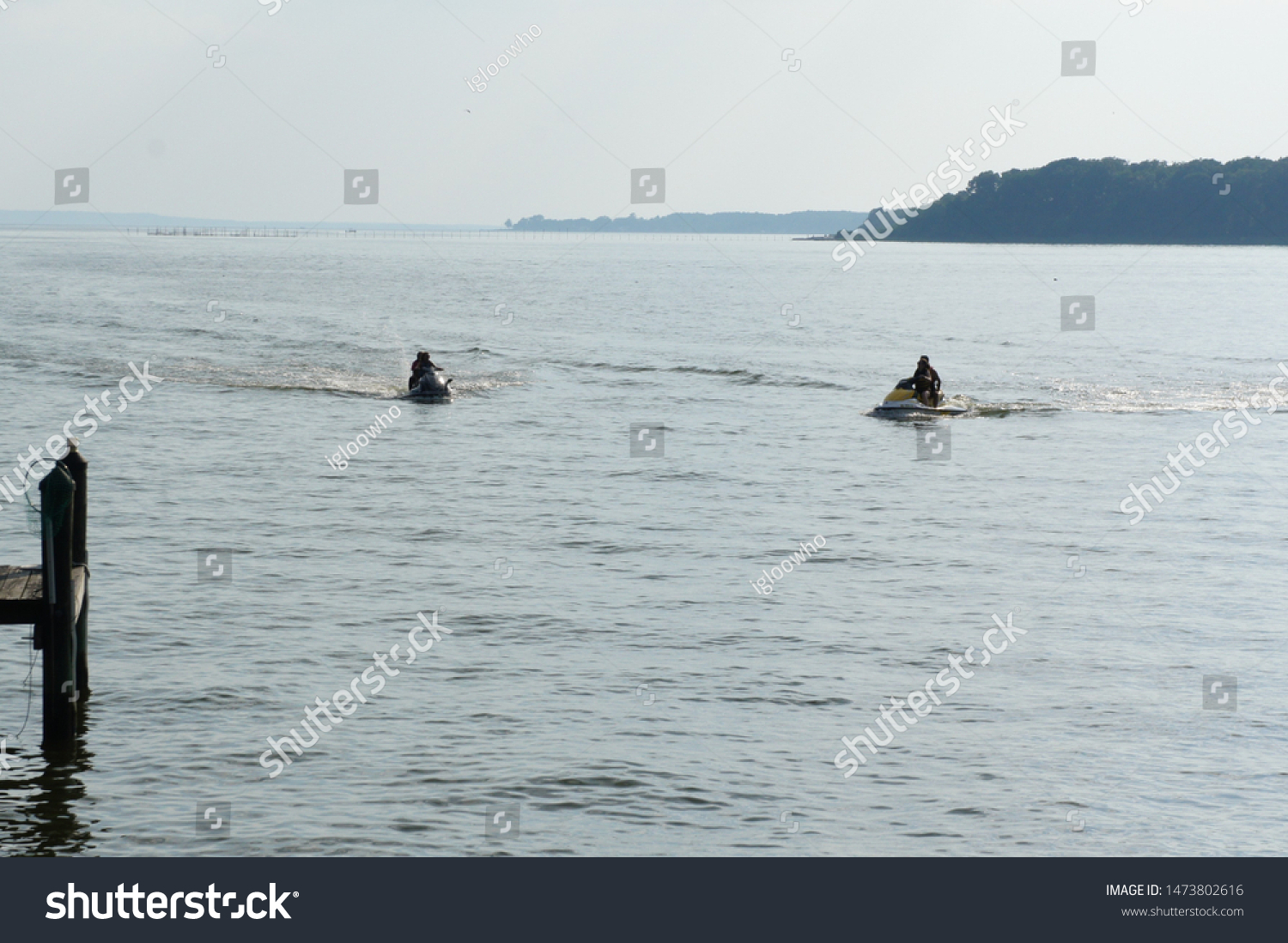 Recreational watercraft on the bay #1473802616