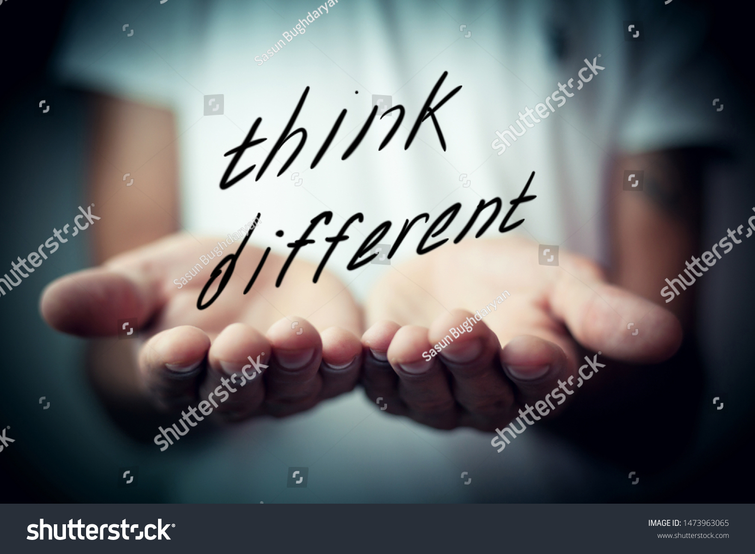 Think Differently. Being different move for success #1473963065